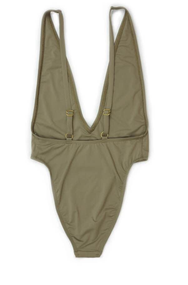 Chinwe High Cut Low V-Neck One Piece